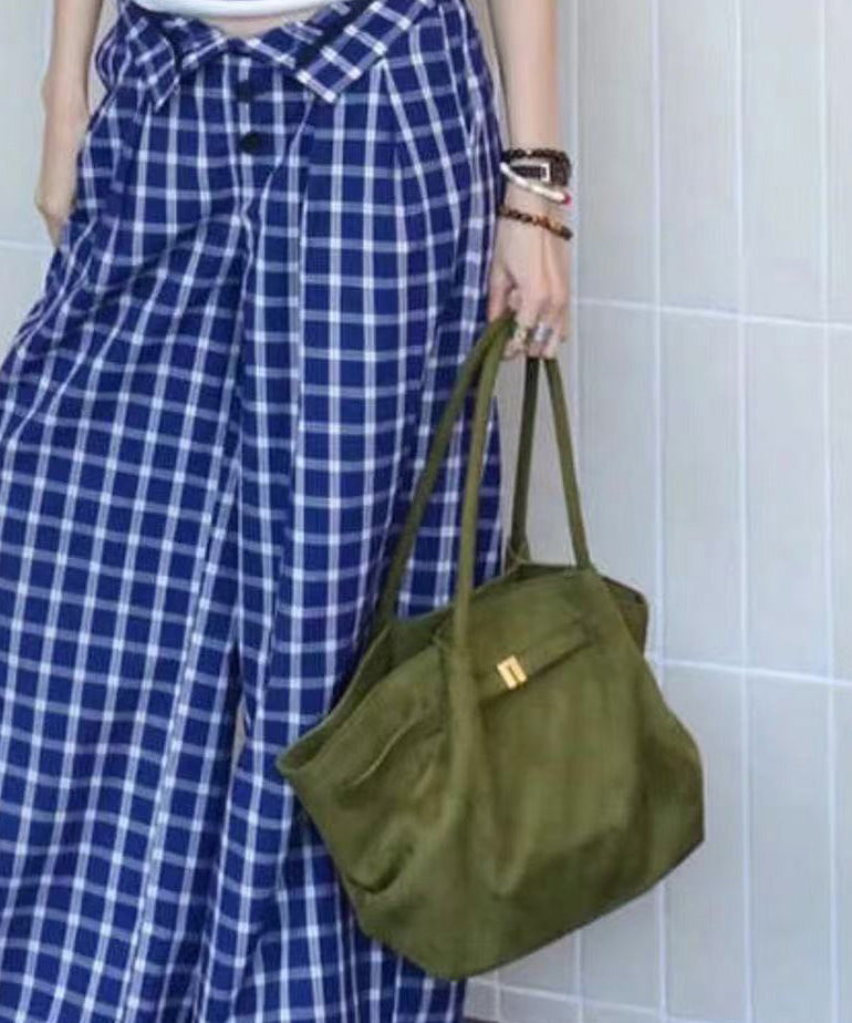 Shoulder Bag 2025 Capacity Large Green New Suede