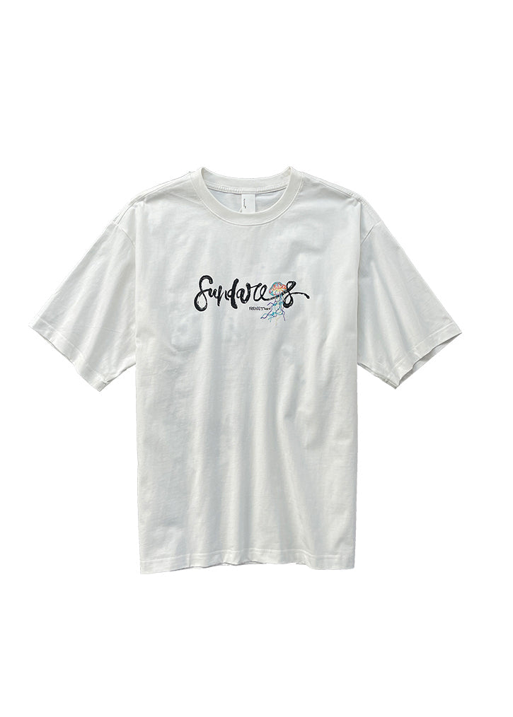 Men T Graphic Shirts Embroideried Style White American Cotton