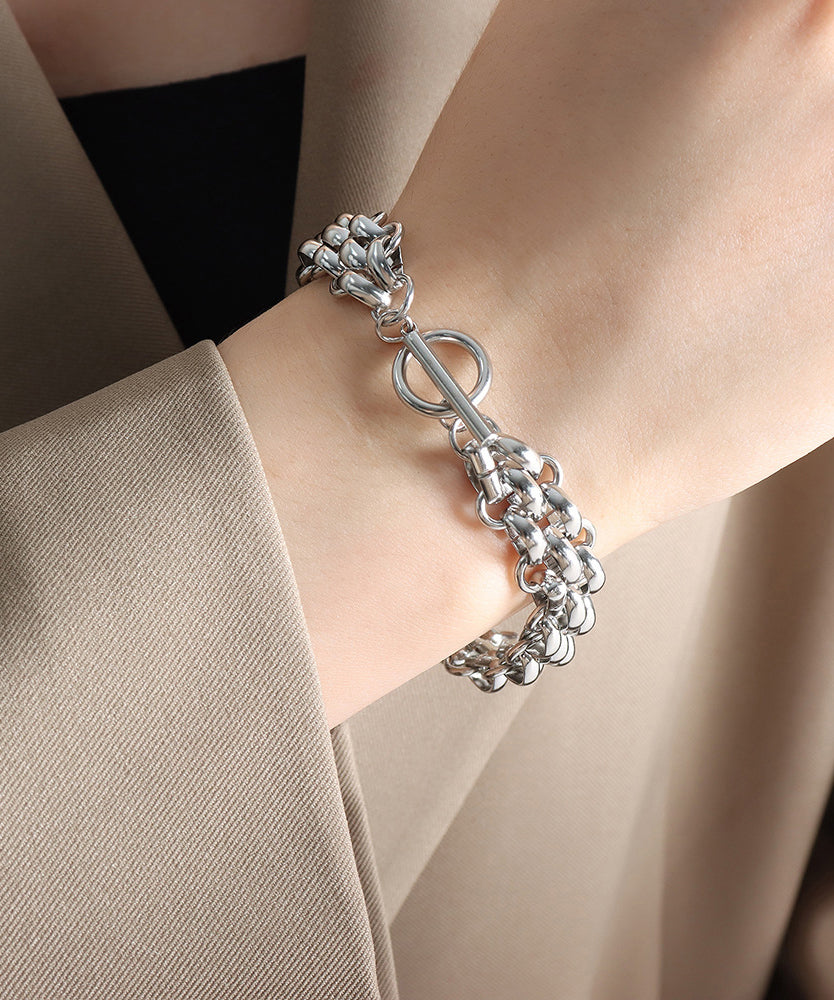 Boutique Silk Stainless Steel Chain Chain Bracelet TS024
