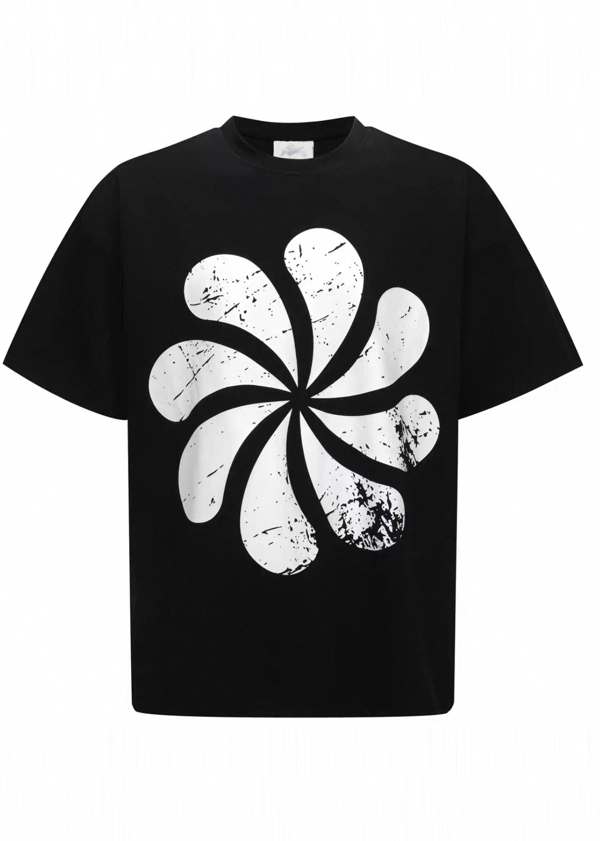 Print Cotton Black Oversized Casual Summer Tanks