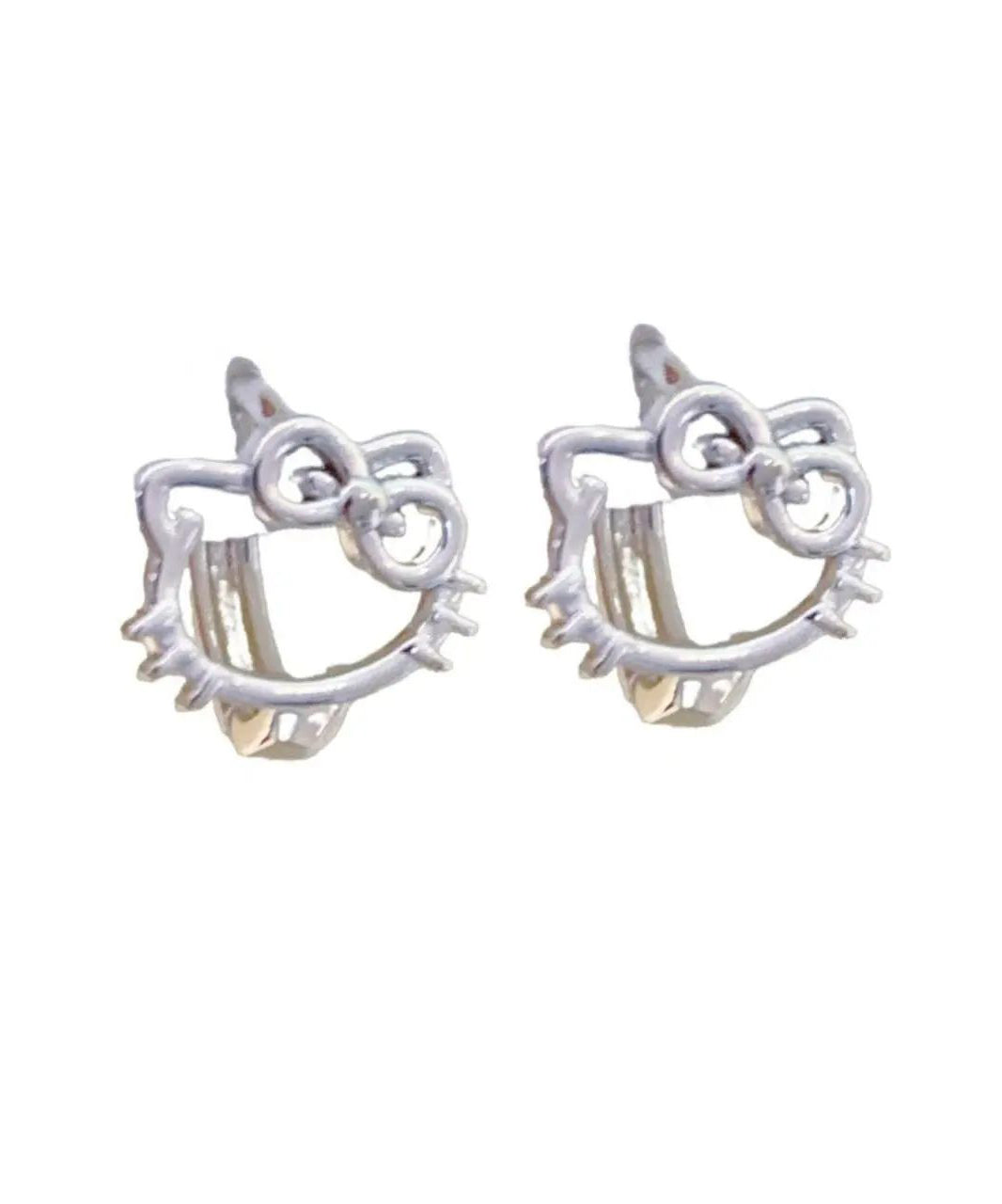 Earrings Cat Zircon DIY Copper Stud KT