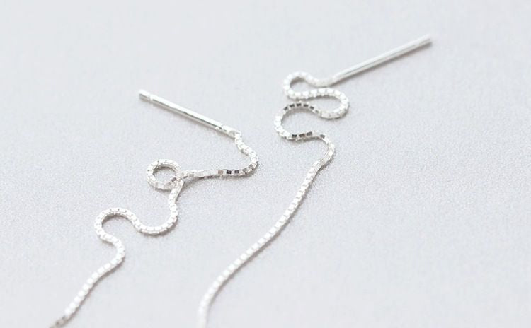 Leaf 925 Drop Silver Sterling Earring