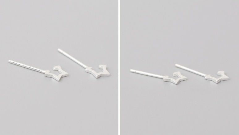 Earring Star Sterling Open 925 Silver