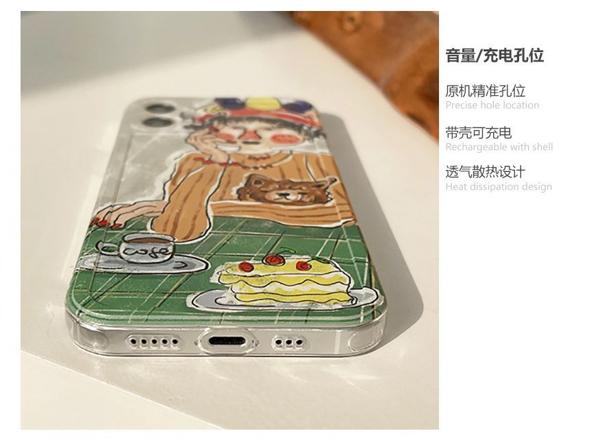 Phone Transparent Case Cartoon