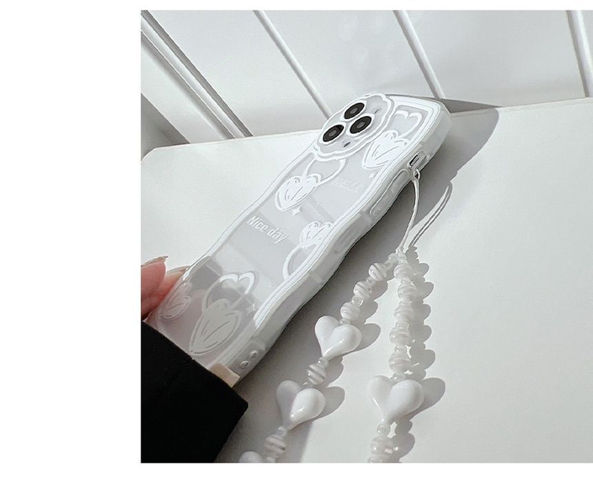 Case Phone Heart Transparent