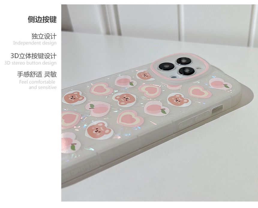 Heart Case Bear Phone