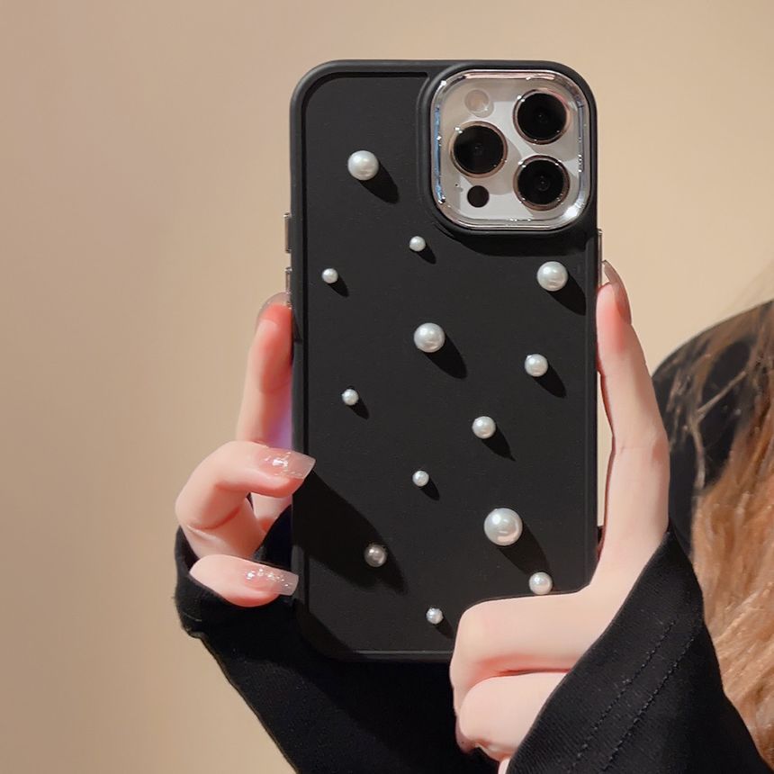 Phone Case Faux Pearl