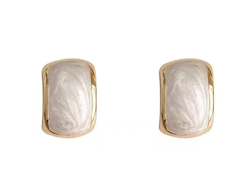 Glaze Earring Stud Alloy