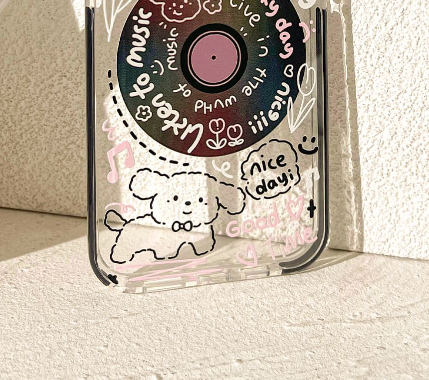 Record Animal Vinyl Case Phone