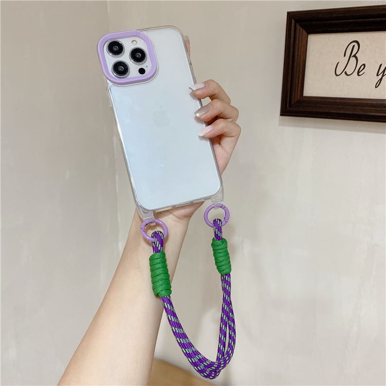 Phone Case Transparent Strap