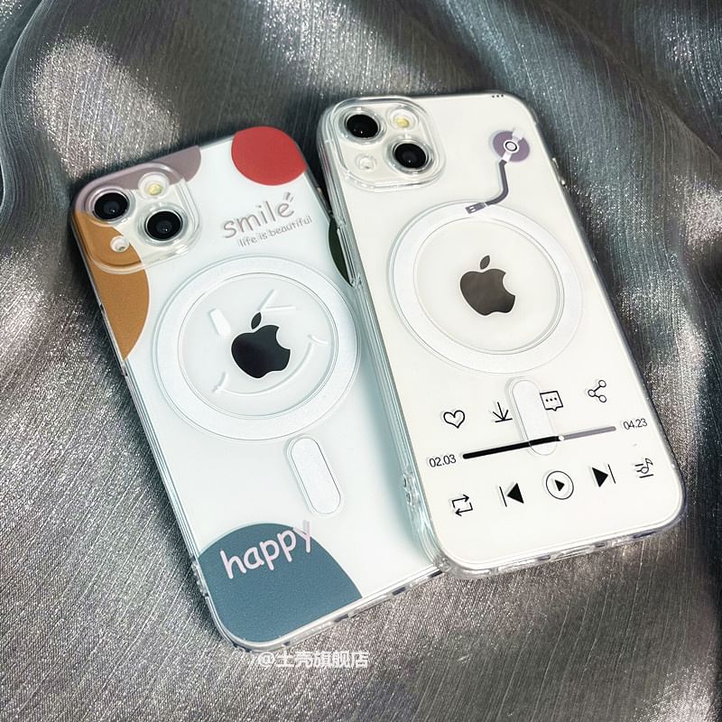 with (Compatible Print MagSafe) Magnetic Phone Case