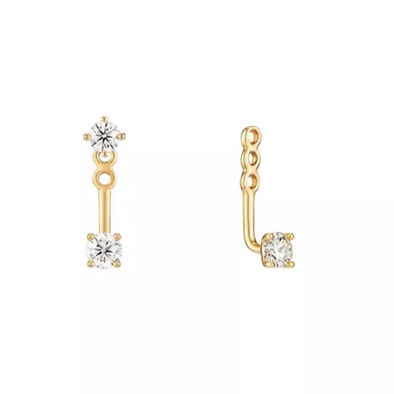 Ear Alloy Jacket Rhinestone