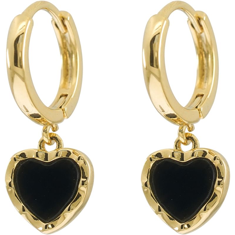 Alloy Drop Earring Heart
