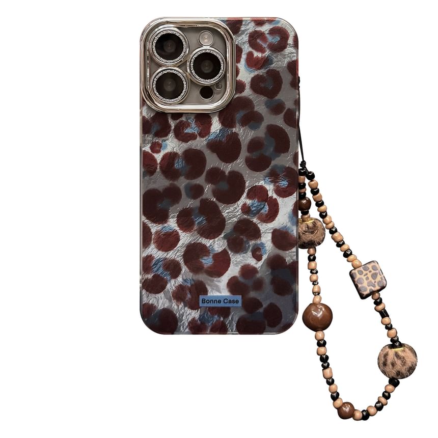 Set Strap Phone / Case Print Leopard