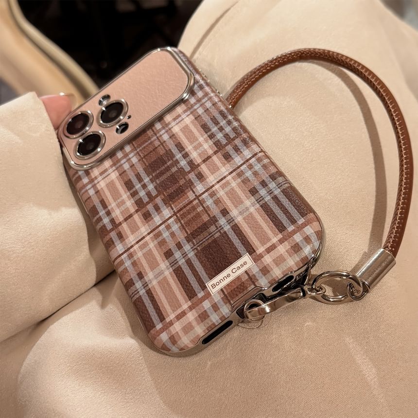 Set / Strap Case Phone Plaid