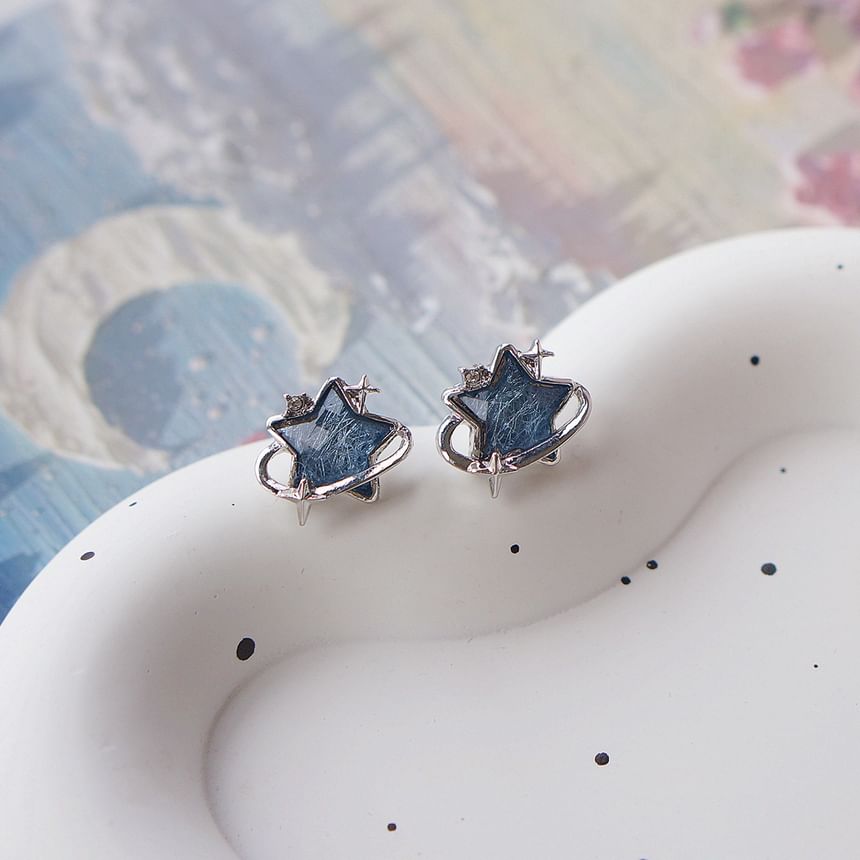 Clip Star Earring On Stud /