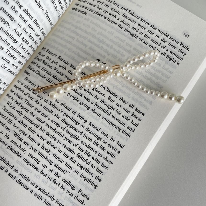 Pin Alloy Hair Pearl Faux