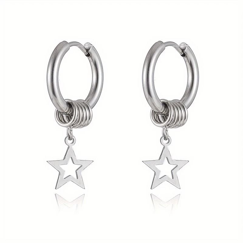 Earring Alloy Star Drop