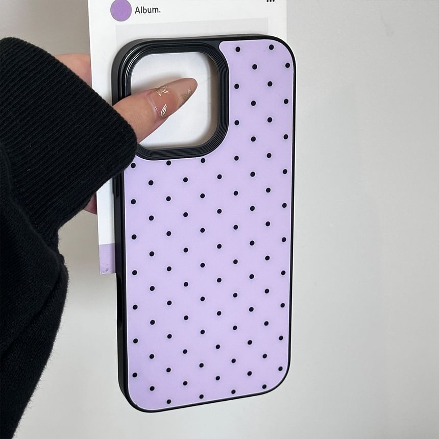 Case Phone Dot Polka