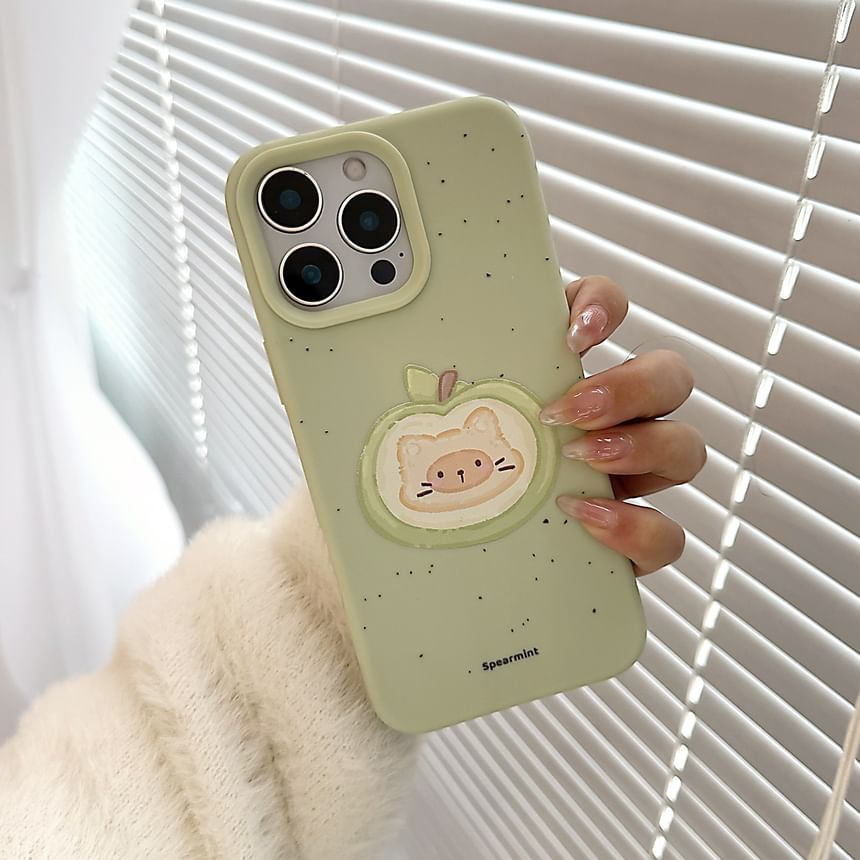 Cat Set Strap Phone Bead Print Case /