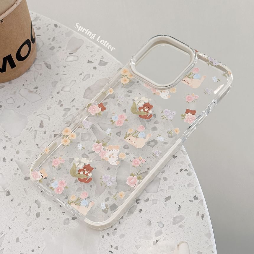 Phone Cat Print Case