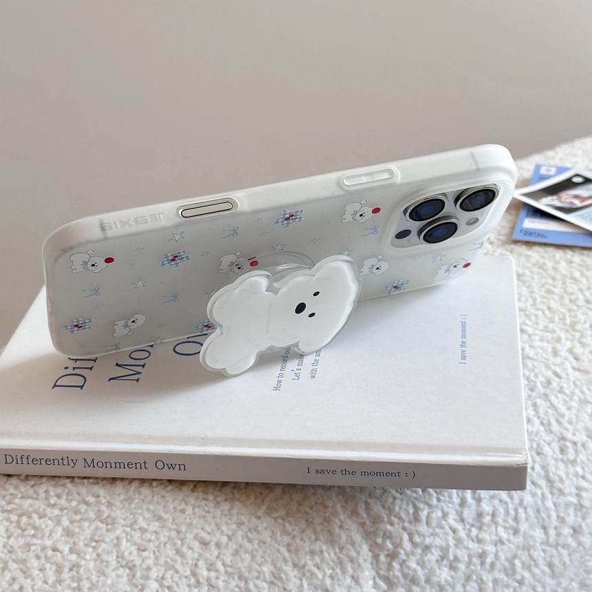 Case Print Cartoon Dog Phone