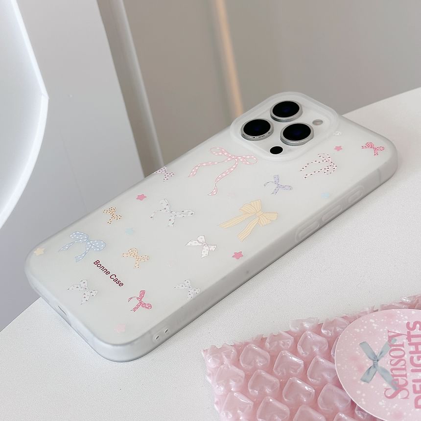 Bow Case Print Phone