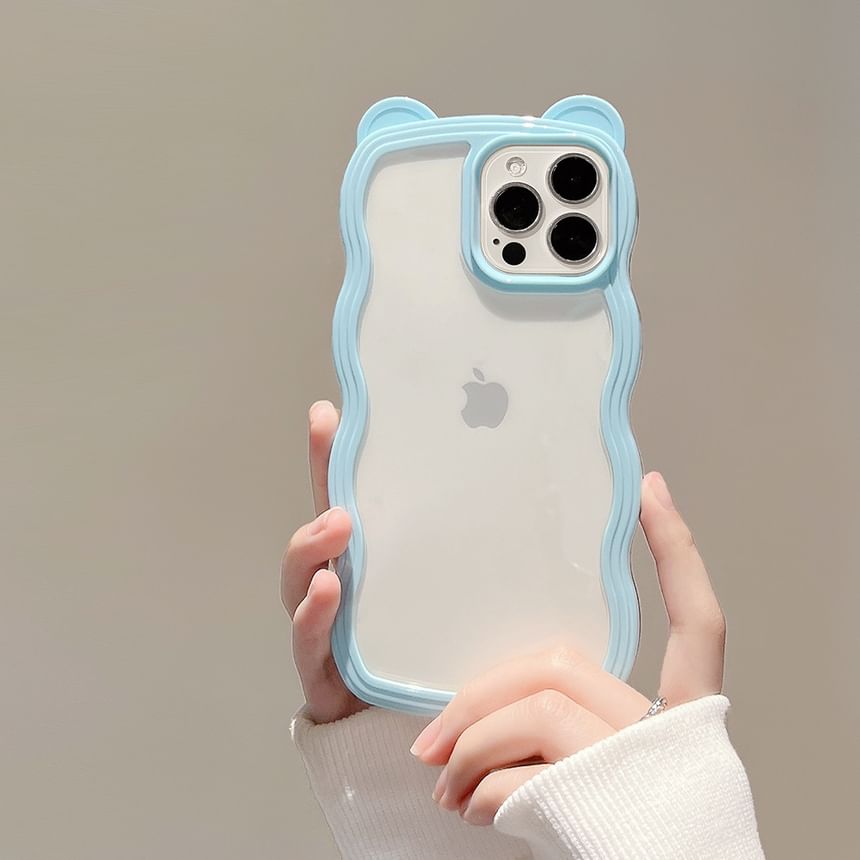 iPhone Case Bear Transparent Ear