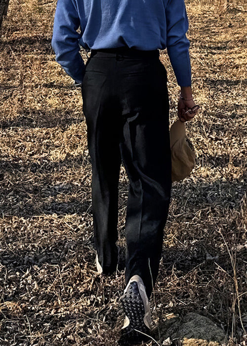 Summer Waist Solid Pockets High Pants New Men Khaki Spandex