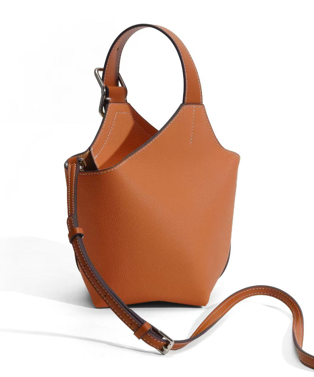 Brown Shoulder Original Bag Durable Solid Design