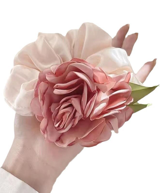 Rose Band Colorblock Design Silk Original Hair