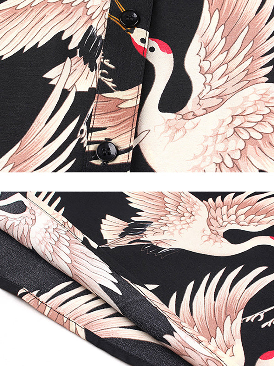 Plus Size Women Fashion Animal Prints Loose Shirt RR1063