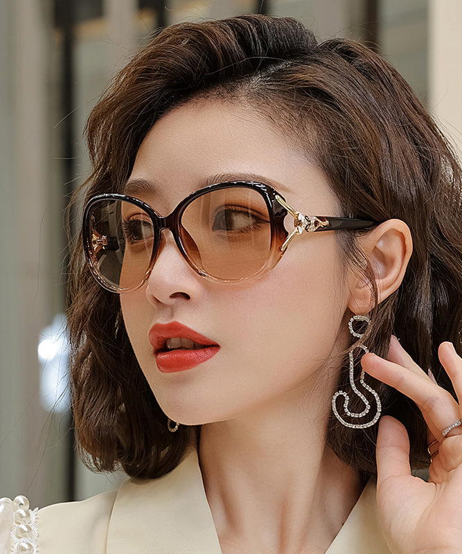 Regular Brown Large Face Color Changing Sunglasses XS1052