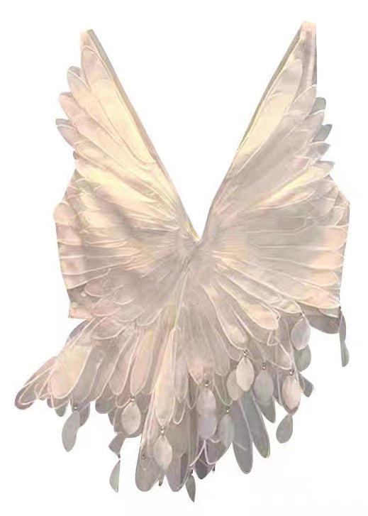 Neck Tank Cotton Design Original Sleeveless V White Fit Slim