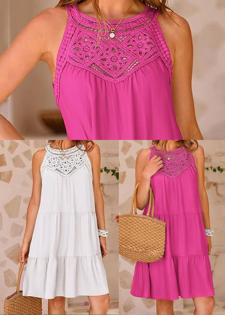 Summer Dresses Style Mini Shoulder White Cold Cotton