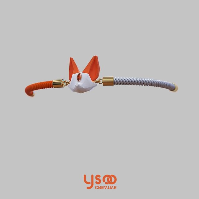 Low Bracelet Cord Poly Acrylic Fox