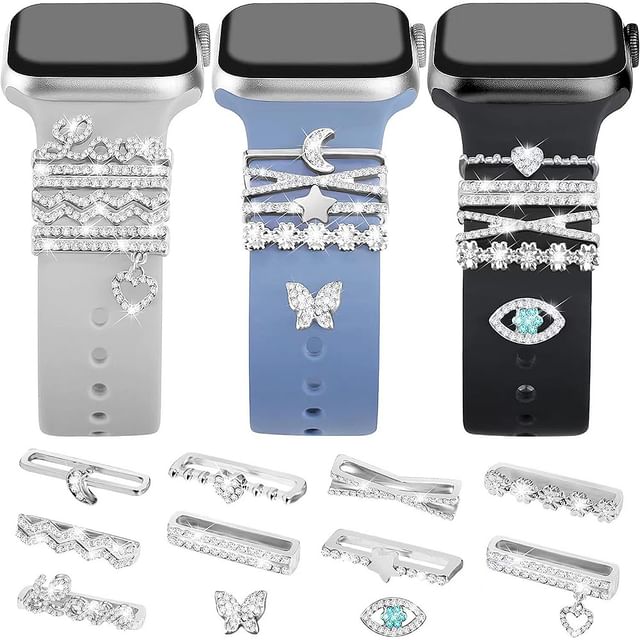 Rhinestone Watch for (Various Designs) Band Charm Apple