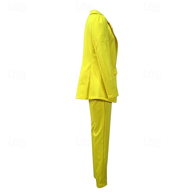 Women's Blazer Blazer Suits Dress Pants Tapered pants Pants