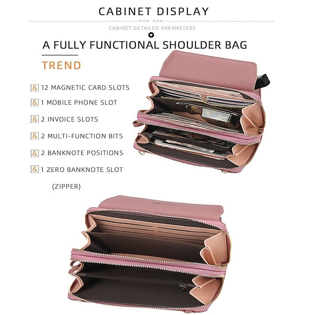 Bag Women's Shoulder Wallet Mobile Phone Crossbody