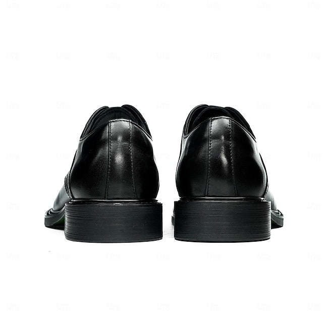 Layer First Leather Oxford Shoes- Genuine Men's