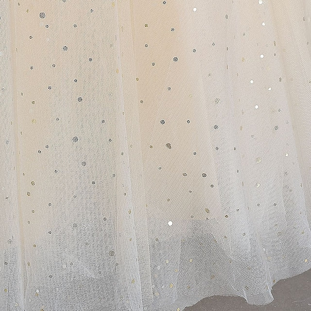 Solid Girl Flower Girls' Half Kids Party Dress Color