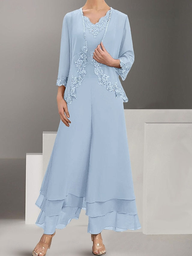 the Elegant of Dress Bride Sets Wedding Guest Mother