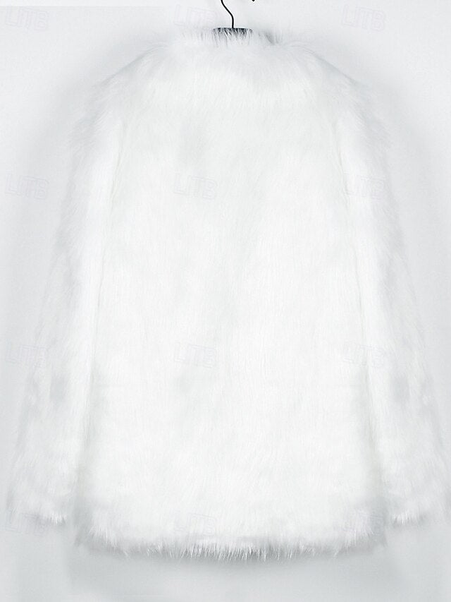 Coat Warm Comfortable Furs Women's Faux Fur