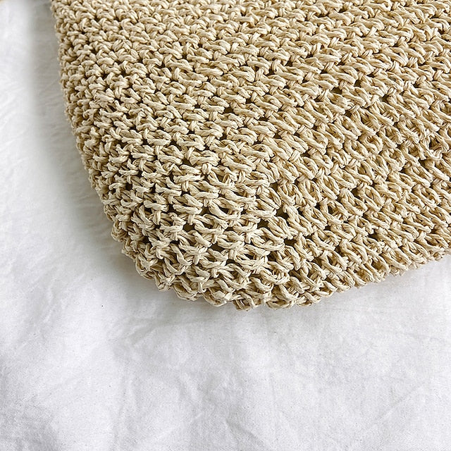 Summer Crossbody Woven Women's – Boho Natural Bag Straw