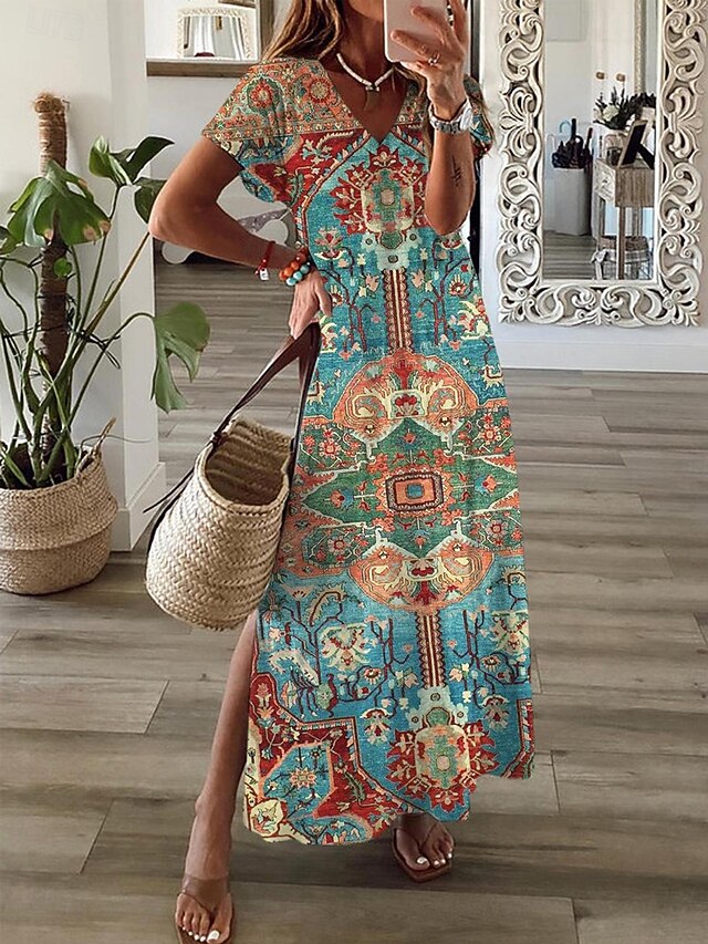 Women's Maxi Dress A Line Dress Casual Daily Regular Fit