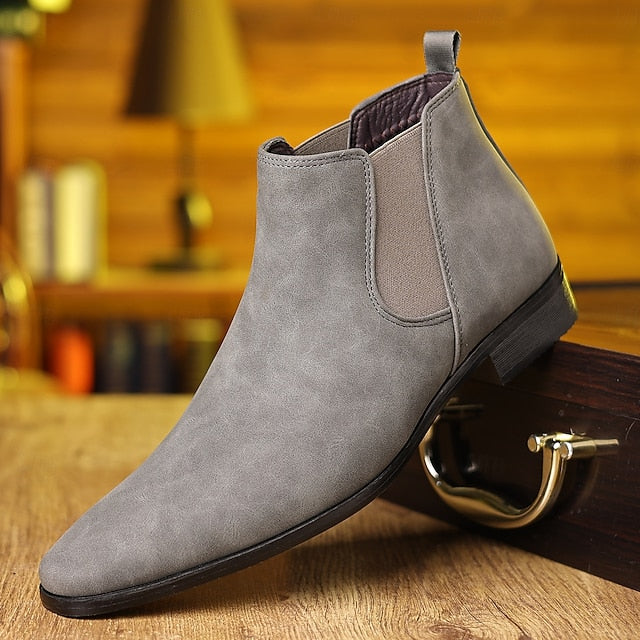 Business Boots Ankle Boots- for Chelsea Casual Men's