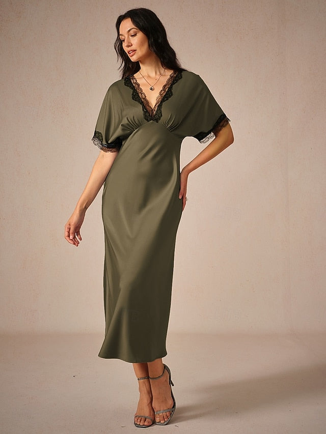 Women's Maxi Dress Sheath Dress Elegant Stylish Wedding