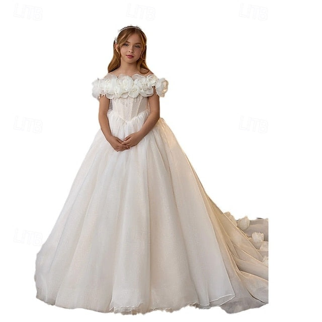Dress Girls' Girl Communion First Formal Flower