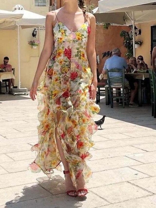 Women's Maxi Dress A Line Dress Slip Dress Vacation Casual