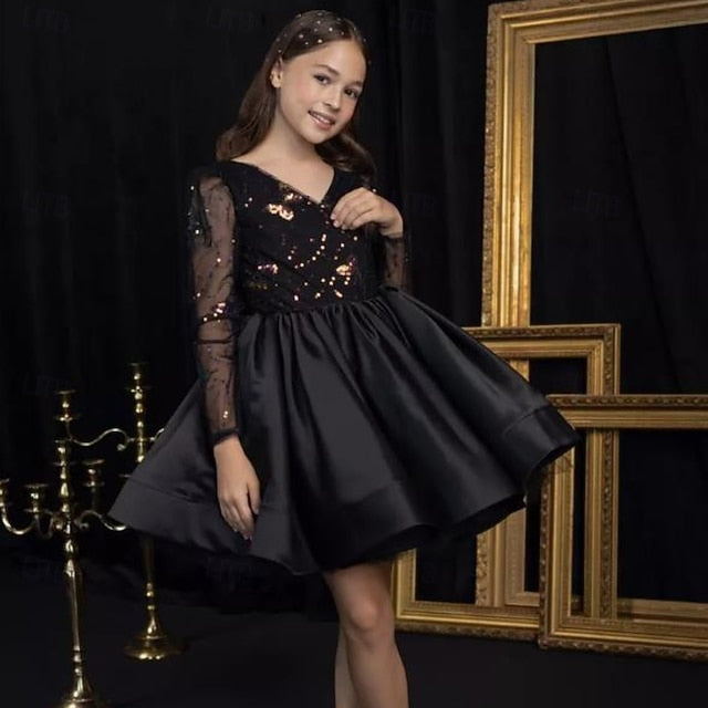 First Communion Girl Girls' Dress Kids Party Flower